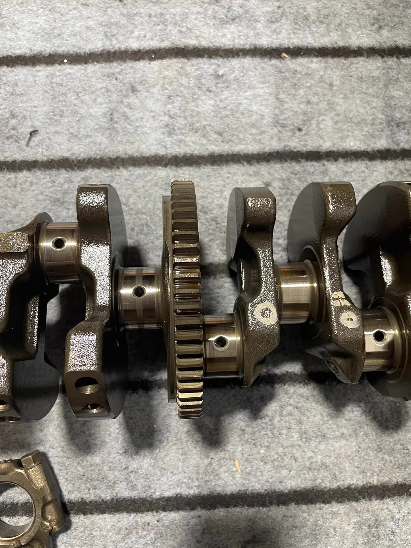 11-18 Kawasaki Ninja ZX10R Crank Crankshaft with Flywheel Rotor Rod