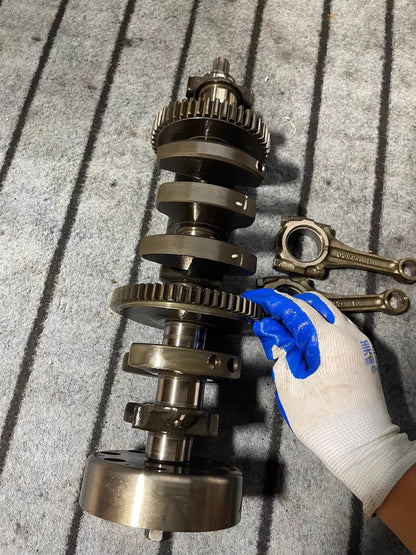 11-18 Kawasaki Ninja ZX10R Crank Crankshaft with Flywheel Rotor Rod