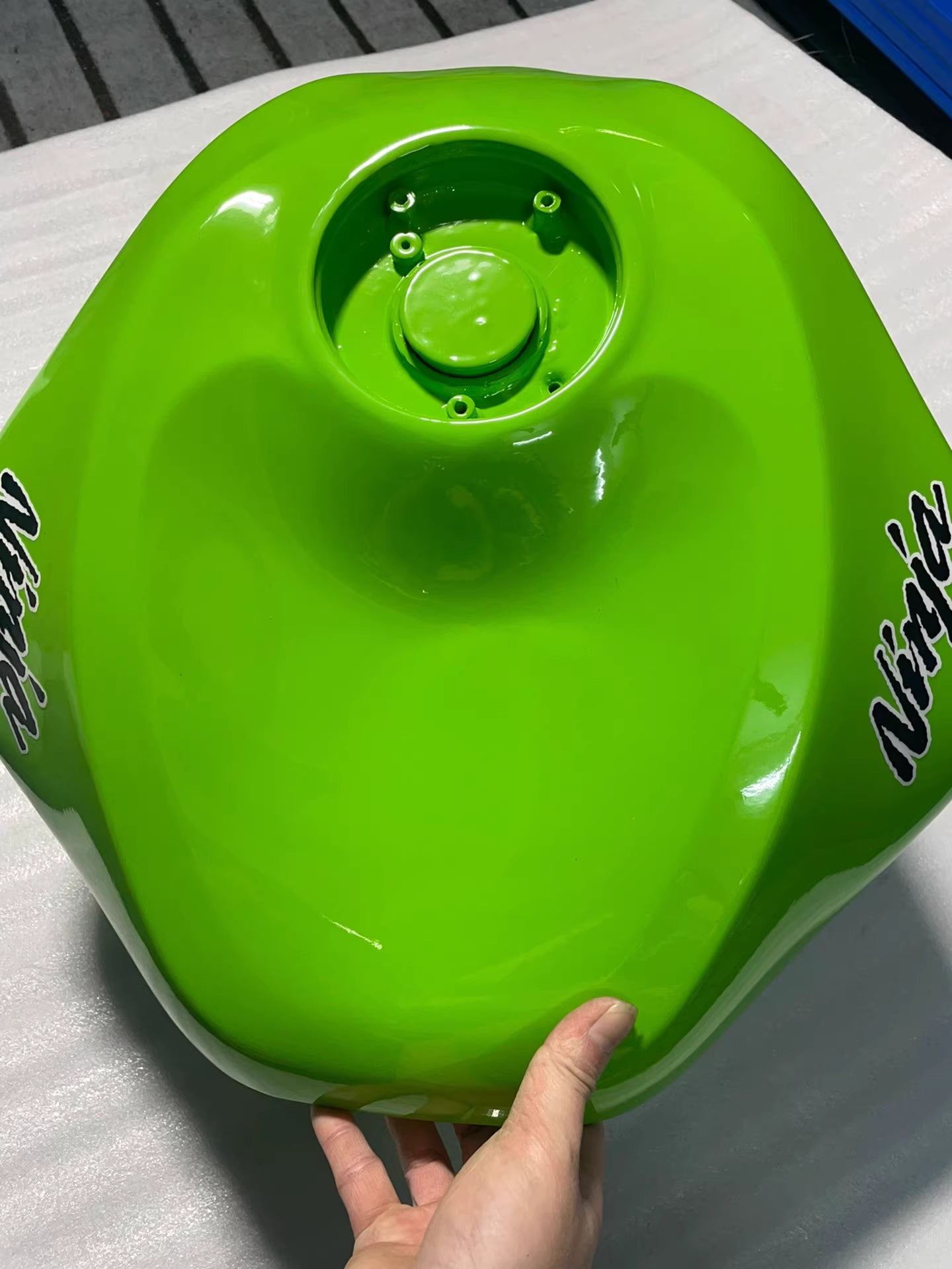 13-18 Kawasaki Zx6r 636 Fuel Gas Tank Repainting