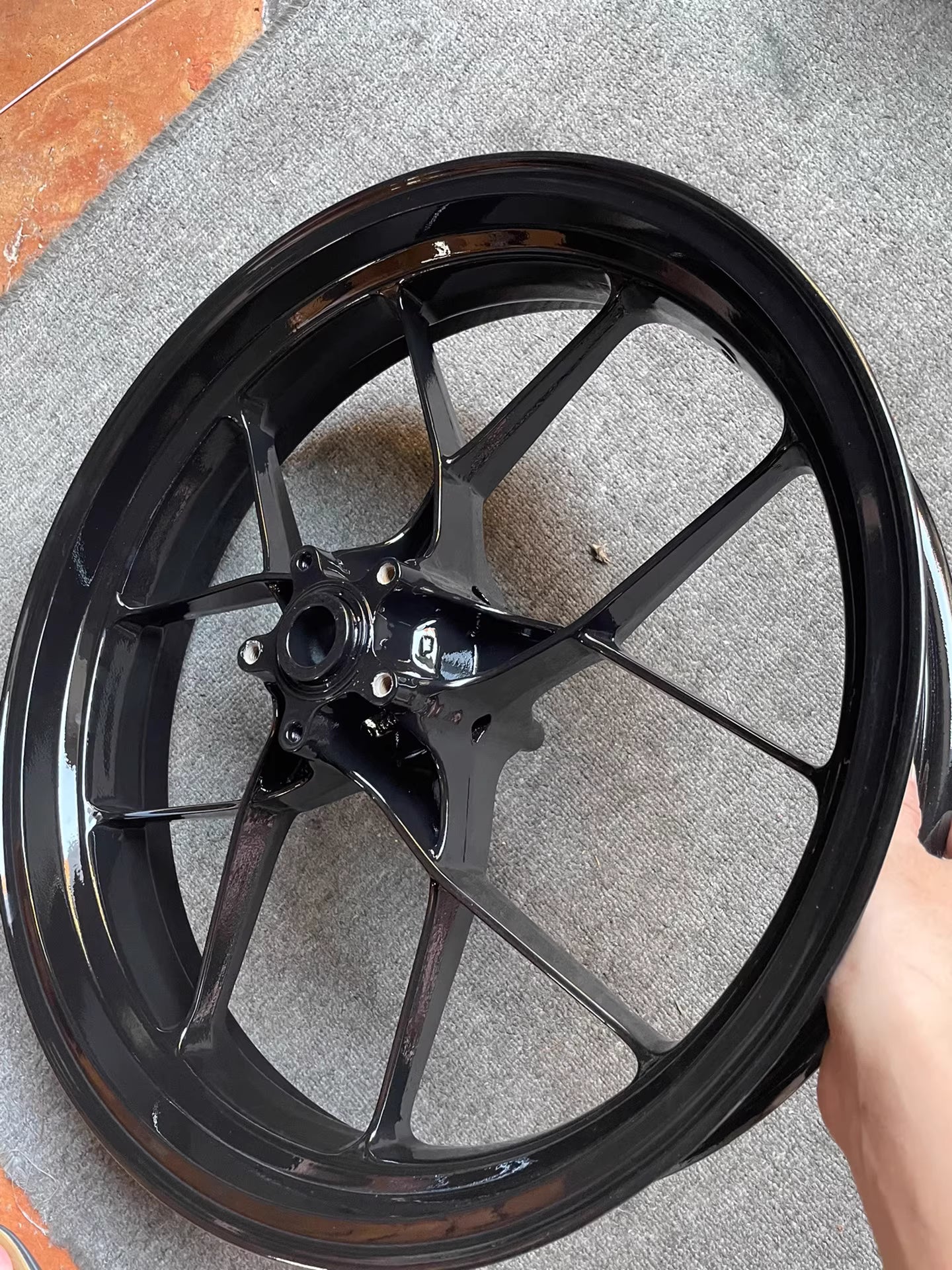 18-25 KTM Duke 790 Front Rim Front Wheel Straight OEM Repainted