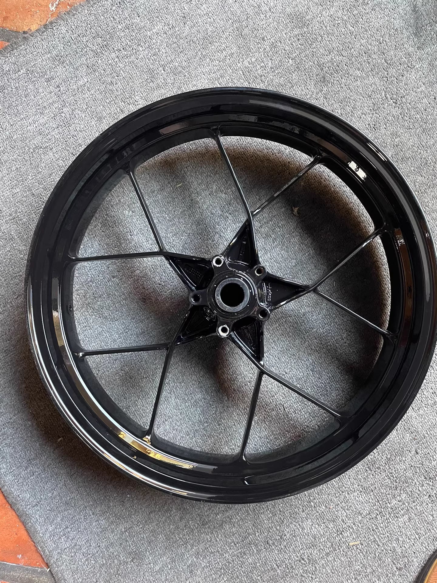 18-25 KTM Duke 790 Front Rim Front Wheel Straight OEM Repainted
